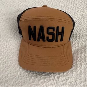 NASH trucker hat - like new!